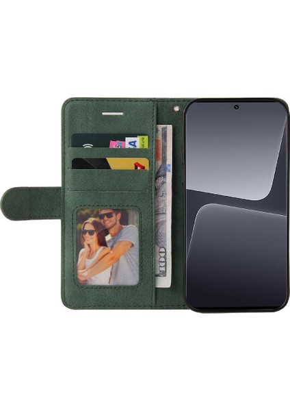 Xiaomi 13 Pro Kickstand Koruyucu Pu Deri Flip Folio Kılıf (Yurt Dışından)