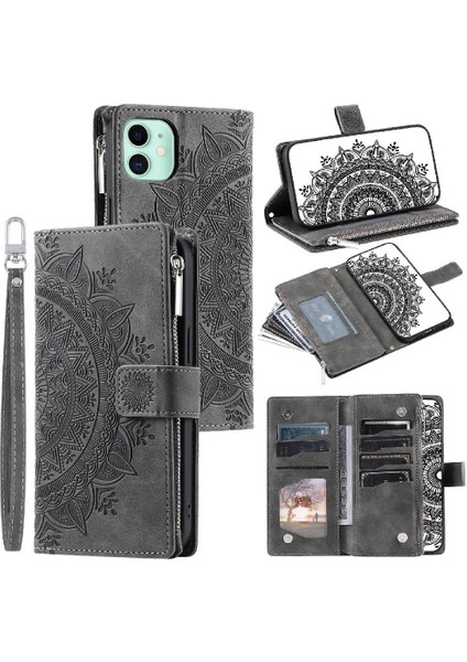 IPhone 11 Için Kılıf Alüminyum Metal Logo Yüksek Kalite Klipsiz 2-In-1 Kabuk (Yurt Dışından)