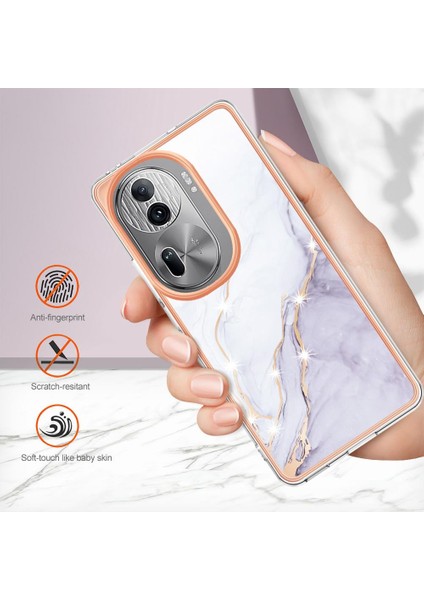 Oppo Oppo 11 Pro 5g Için Kılıf Ince Tpu Mermer Desen Koruma Yumuşak Tampon (Yurt Dışından)