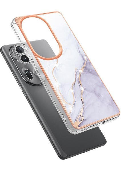 Oppo Oppo 11 Pro 5g Için Kılıf Ince Tpu Mermer Desen Koruma Yumuşak Tampon (Yurt Dışından)