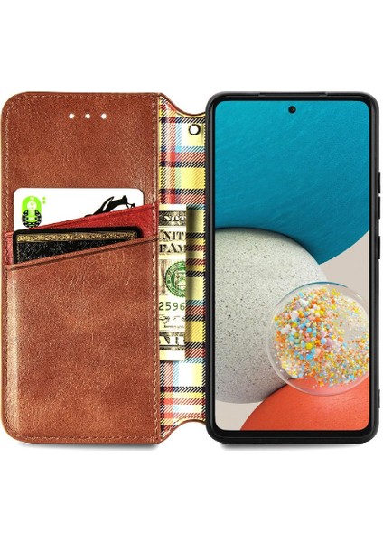 Samsung Galaxy A53 5g Cüzdan Fonksiyonu Için Kılıf Moda Tasarım Kapak Çevirin (Yurt Dışından) indirimleri