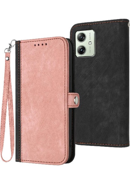 Motorola Moto G54 5g Pu Deri Manyetik Kapatma Kickstand Cüzdan (Yurt Dışından)