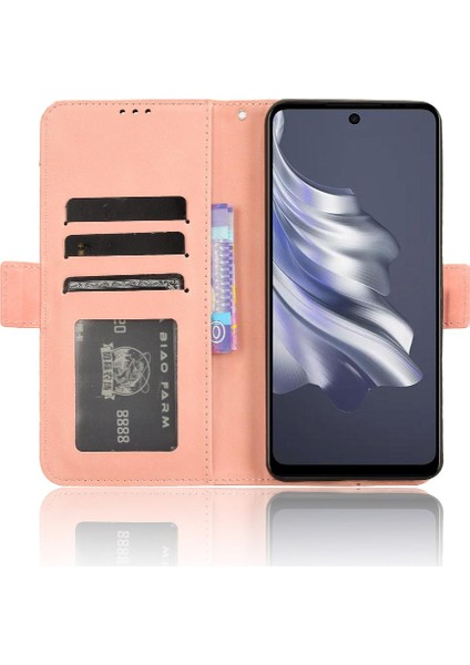 Tecno Spark 20 Pro 4g Deri Cüzdan Kapağı Manyetik Kapatma Kartı Için Kılıf (Yurt Dışından)