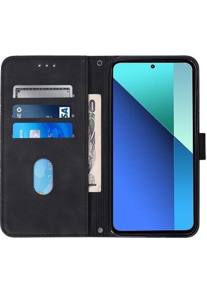 Xiaomi Redmi Için Not 13 4g Cüzdan Kapak Kredi Kartı Tutucu Flip Kitap (Yurt Dışından)
