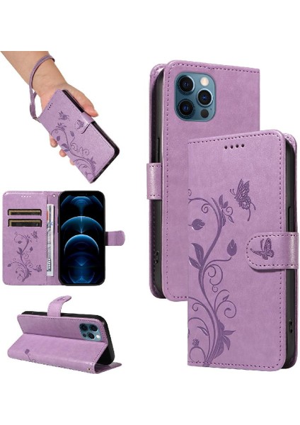 IPhone 13 Pro Cüzdan Telefon Kılıfı Için El Kayışı ile Yüksek Kalite ve (Yurt Dışından)