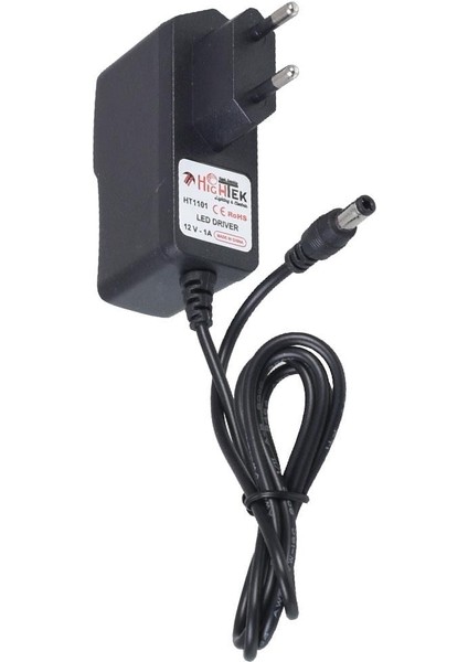 12V 1A Priz Tipi Adaptör HT-1101