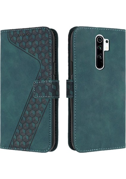 Telefon Kılıfı Için Xiaomi Redmi 9 Kickstand Flip Folio Cüzdan Kart Yuvaları Kapak (Yurt Dışından)