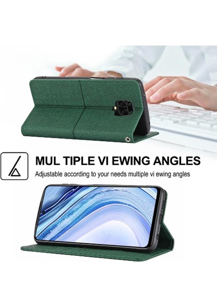 Xiaomi Redmi Için Not 9 Pro Max Kredi Kartı Tutucu Flip Folio Kitap Pu (Yurt Dışından)