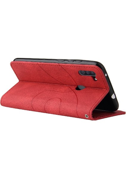 Samsung Galaxy A11 Için Kılıf Pu Deri Kart Yuvası ile Folio Kılıf Çevirin (Yurt Dışından)