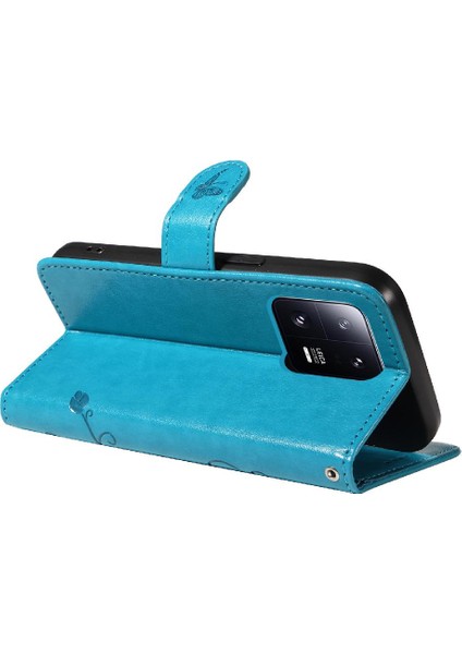Xiaomi 13 Pro Cüzdan Telefon Kılıfı Için Kılıf Yüksek Kalite Deri Kabartmalı (Yurt Dışından)