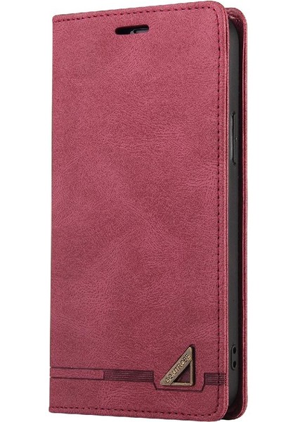 IPhone 15 Için Kılıf Pro Iki Kart Yuvaları Premium Deri Premium Deri (Yurt Dışından)