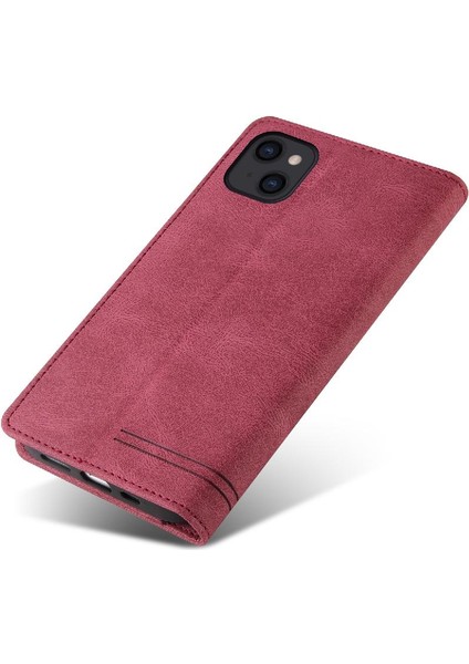 IPhone 15 Için Kılıf Pro Iki Kart Yuvaları Premium Deri Premium Deri (Yurt Dışından)