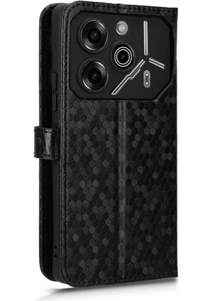 Tecno Pova 6 Pro Manyetik Toka Geometrik Desen Deri Cüzdan Için Kılıf (Yurt Dışından) indirimleri