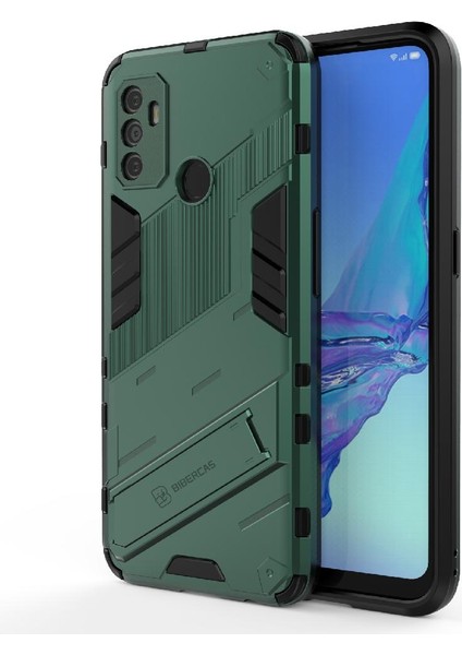 Oppo A53 4g Kickstand Koruyucu Kapak Için Kılıf Sağlam Askeri (Yurt Dışından)