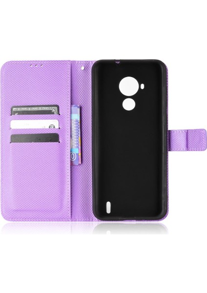 Nokia C30 Manyetik Cüzdan Kapak Kart Tutucu Kickstand Için Kılıf (Yurt Dışından) fırsatları