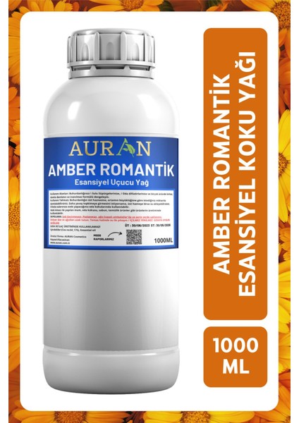 Amber Romantik Uçucu Esansiyel Yağ Oda Kokusu 1 lt