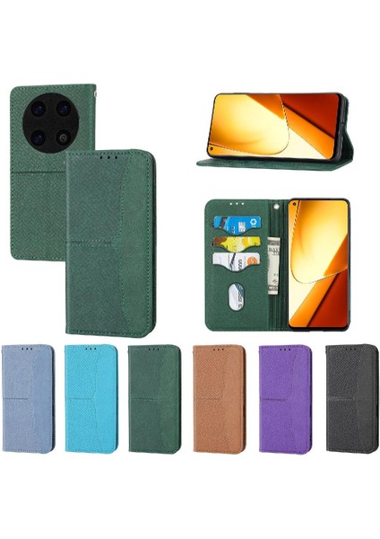 Huawei Mate 60 Için Kılıf El Cüzdan Pu Deri Kapak Kredi Kartı Tutucu (Yurt Dışından)