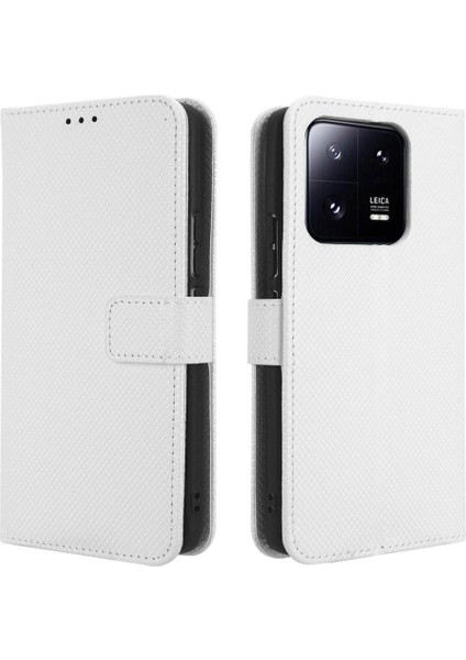 Xiaomi 13 Pro Kart Tutucu Kapak Manyetik Cüzdan Kickstand (Yurt Dışından)
