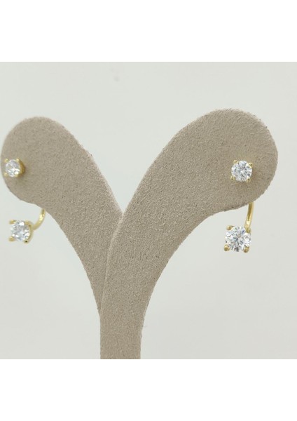 Çift Tektaş Küpe - KP00701 modelleri