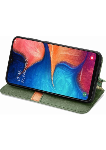 Samsung Galaxy A20E Cüzdan Fonksiyonu Kapak Kapak Kılıf Için Kılıf (Yurt Dışından)