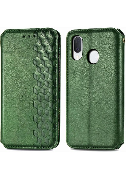 Samsung Galaxy A20E Cüzdan Fonksiyonu Kapak Kapak Kılıf Için Kılıf (Yurt Dışından)