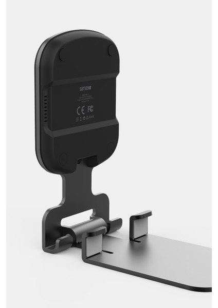15W Hızlı Manyetik Masaüstü Metal Magsafe Kablosuz Şarj Standı ve Telefon Tutucu Simex Double modelleri