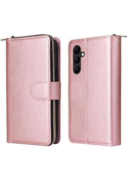 Samsung Galaxy A34 5g Için Kılıf Kapak Çevirin Kart Tutucu Fermuarlı Cebi Cüzdan (Yurt Dışından) modelleri