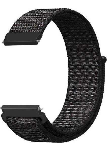 Amazfit Gtr 47MM ile Uyumlu Kordon Cırt Cırtlı Spor Kumaş Kayış