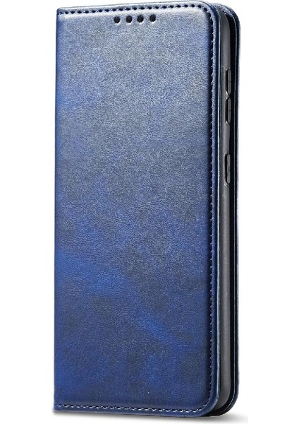 Iphone 14 Için Kılıf Artı Manyetik Karbon Fiber Deri Folio Flip Case Tam (Yurt Dışından)