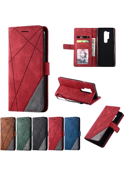 Oneplus 8 Için Kılıf Pro Cüzdan Flip Folio Manyetik Kart Tutucu Kickstand Pu (Yurt Dışından) modelleri