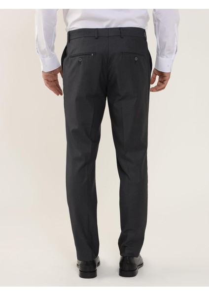 Antrasit Erkek Regular Fit Düz Pantolon - 103958 indirimleri