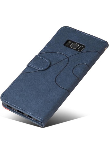 Samsung Galaxy S8 Artı Pu Deri Flip Folio Kılıf Kickstand ile (Yurt Dışından)