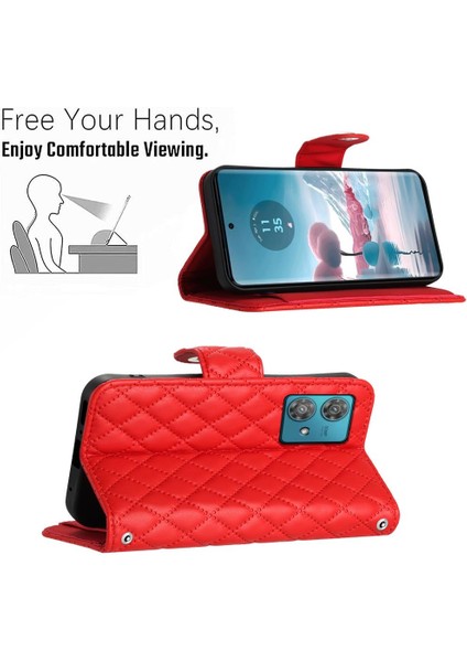Motorola Kenar 40 Neo Kart Tutucu Cüzdan Kapak Bilek Şeridi Şık (Yurt Dışından) modelleri