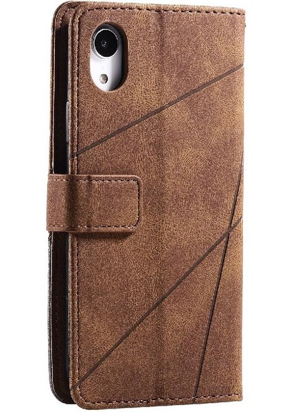 IPhone Xr Pu Deri Kart Tutucu Kickstand Cüzdan Flip Folio (Yurt Dışından) modelleri