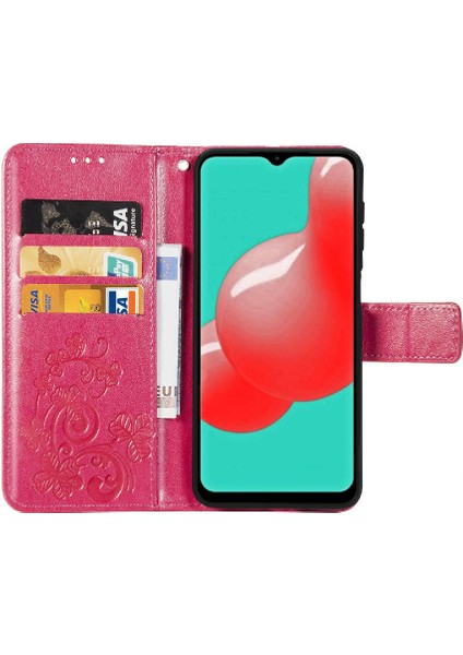 Samsung Galaxy A32 5g Zarif Iş Dört Yapraklı Yonca Deri (Yurt Dışından) indirimleri