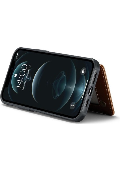 IPhone 12 Pro Max Rfıd Engelleme Kart Tutucu Pu Için Caseme Cüzdan Kılıf (Yurt Dışından)
