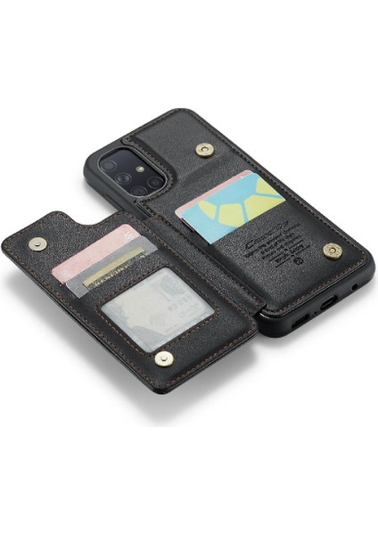 Samsung Galaxy A51 4g Ince Darbeye Vaka Kart Pu Için Caseme Cüzdan Kılıf (Yurt Dışından)