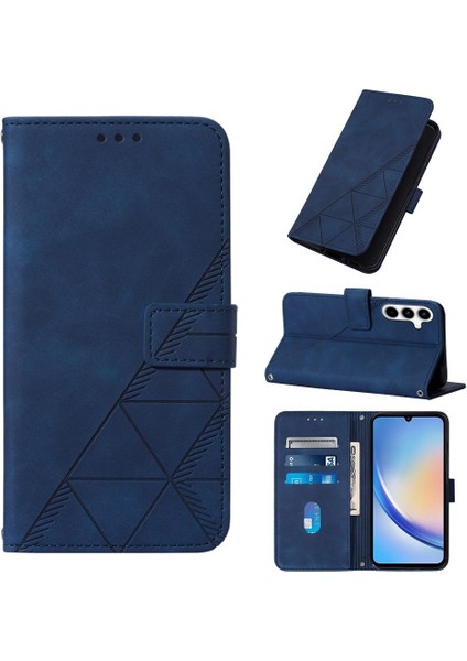Samsung Galaxy A35 5g Pu Deri Cüzdan Kapak Kredi Kartı Tutucu (Yurt Dışından)