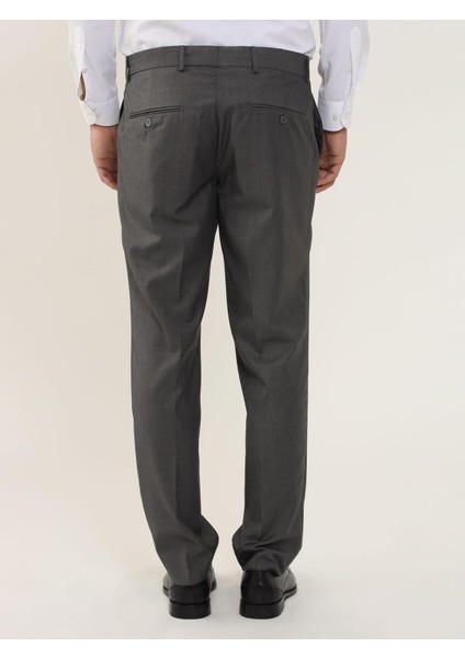 Gri Erkek Regular Fit Düz Pantolon - 103965 indirimleri