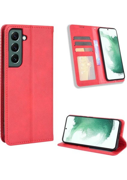 Samsung Galaxy S22 5g Pu Deri Manyetik Kapatma Cüzdan (Yurt Dışından)