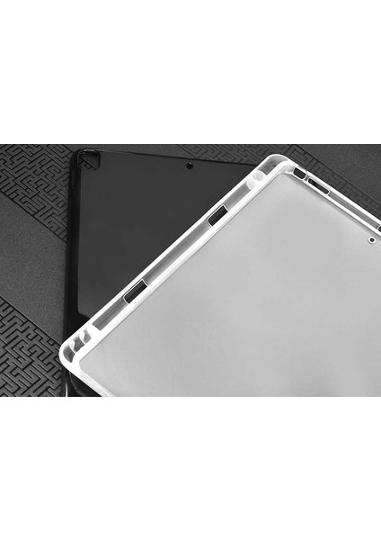 Apple iPad 10.2 2021 (9.nesil) Kalem Bölmeli Tablet Silikon