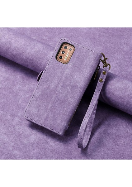 Motorola Moto G9 Artı Deri Kılıf Cüzdan Basit Iş Için Flip Case (Yurt Dışından) fırsatları