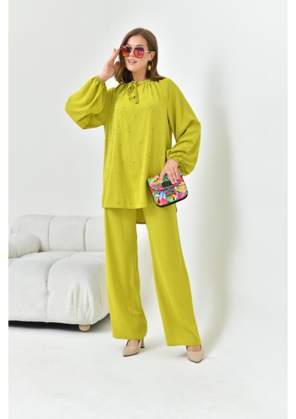 Kadın Taşlı Takım Asit 30859