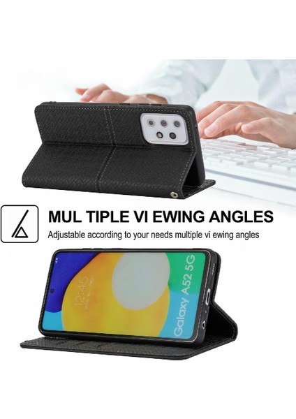Samsung Galaxy A53 Kredi Kartı Tutucu Flip Folio Kitap El Cüzdan (Yurt Dışından)