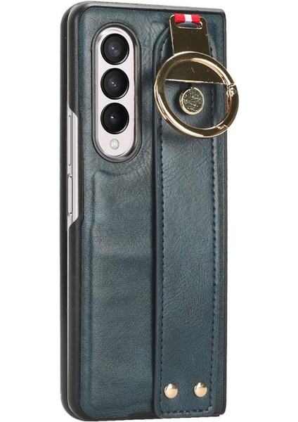 Samsung Galaxy Z Için Kılıf Fold 3 Bilek Kayışı Kolaylık Premium Pu (Yurt Dışından)