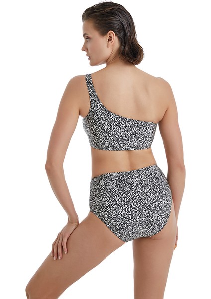 Kadın Yüksek Bel Bikini Altı 10525 - Desenli