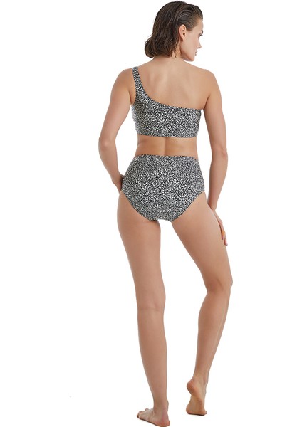 Kadın Yüksek Bel Bikini Altı 10525 - Desenli