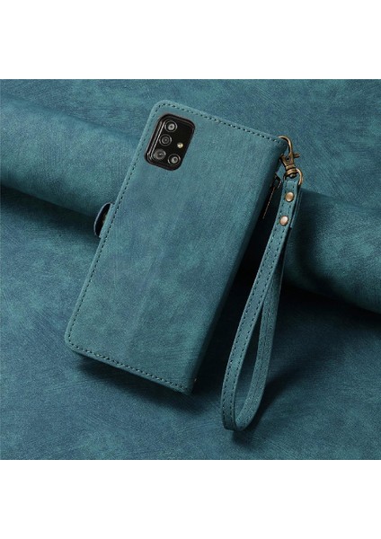 Samsung Galaxy A71 5g Için Flip Case Deri Kılıf Cüzdan Darbeye Basit (Yurt Dışından)