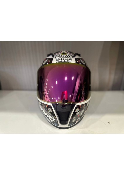 Kask Shıro Fullface SH-605SV Shadow Skull Candy Sunvizor