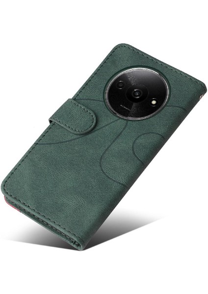 Xiaomi Redmi A3 Için Flip Case Pu Deri Flip Folio Kılıf Kickstand ile (Yurt Dışından) modelleri